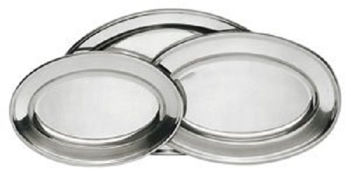 Stainless Steel Plate - Various Sizes Available, Silver Color, Rust Resistant & Lightweight