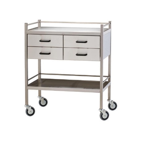 Stainless Steel Medicine Trolley - 600x460x810 mm, 760x460x810 mm, 910x460x810 mm | Premium Quality, Spacious Design, Easy Installation, Genuine Sizes, Eco-Friendly Features