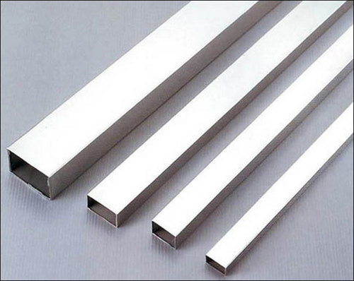 Silver Stainless Steel Rectangle Pipes