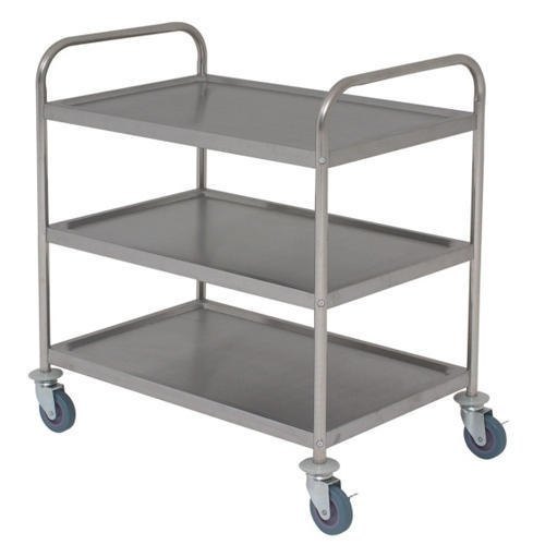 Stainless Steel Service Trolley - Premium Grade, Genuine Sizes | Easy Installation, Spacious Design