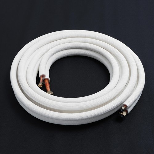 White Air Conditioner Pipes