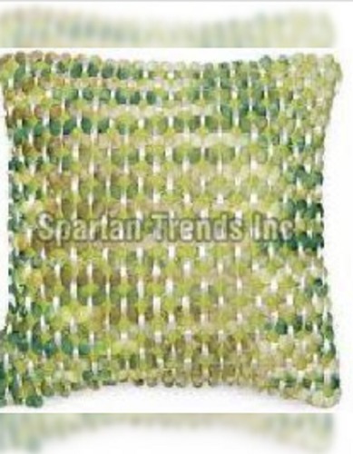 Woven Cushion - 100% Cotton, 45x45cm Square Shape | Skin Friendly, Available in Multiple Colors