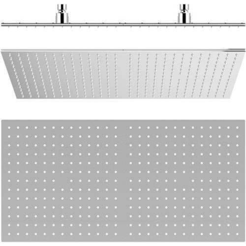 240 Nozzles Bathroom Rain Shower Head - Metals Type: Stainless Steel