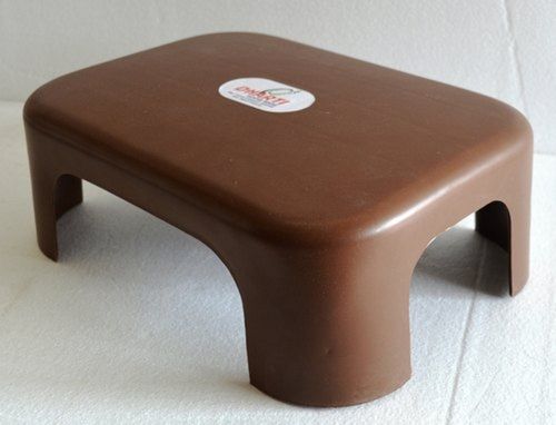 Brown Mini Plastic Bathroom Stool Dimension(L*W*H): 14 X 10 X 5 Inch (In)