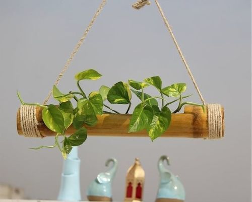 Handmade Eco-friendly Hanging Bamboo Planter