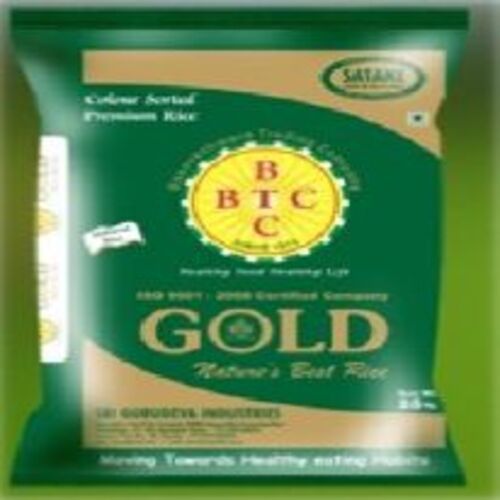 Healthy and Natural BTC Green Gold Sona Masoori Rice