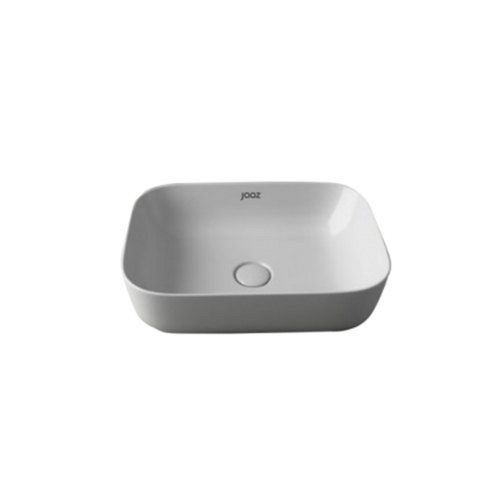 Square Shape White Modern Table Top Wash Basin Installation Type: Above Counter