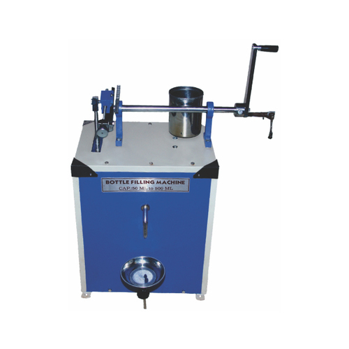 Bottle Filling Machine - Mild Steel, 50-300 ml Filling Capacity | High Functionality, Low Power Consumption, Easy Maintenance, 1 Year Warranty