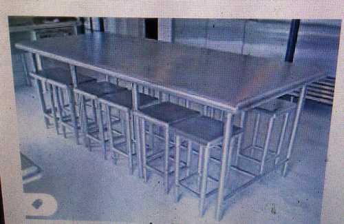 Canteen Steel Table Chair 