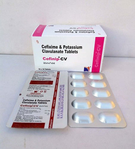 Cefixime And Potassium Clavulanate Tablets General Medicines