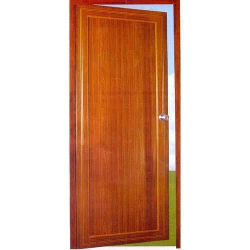 Brown Rectangular Pvc Bathroom Door