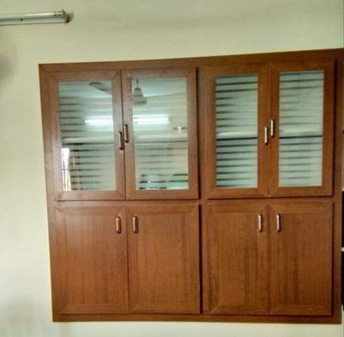 Brown Termite Resistant Modular Wooden Wardrobe