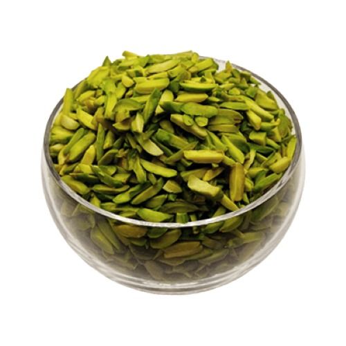 Fresh Organic Green Raw Pistachio (Pista) Slices