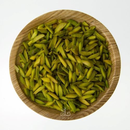 Fresh Organic Green Raw Pistachio (Pista) Slices