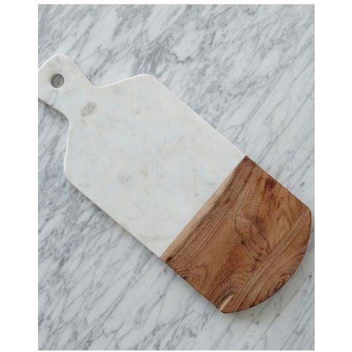 White Marble Chopping Board For Vegetables