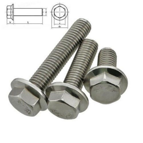 Hexagon Mild Steel Ms Hex Head Flange Bolts