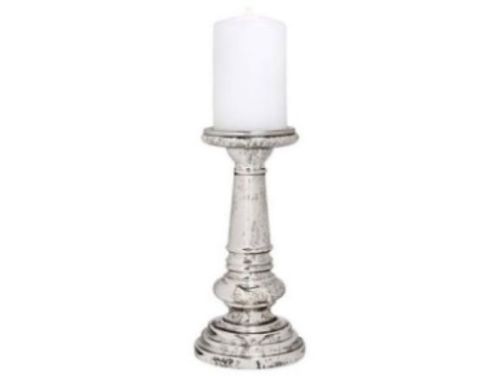 Artificial Round Shape Glass Pillar Holder