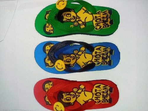 Fabric Kids Printed Slippers