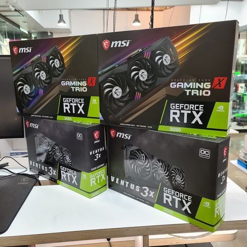 Msi Geforce Rtx 3080 Directx 12 Rtx 3080 Gaming X Trio 10g 10gb 320-Bit Gddr6x Pci Express 4.0 Hdcp