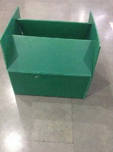 Blue Polypropylene Plain Corrugated Box