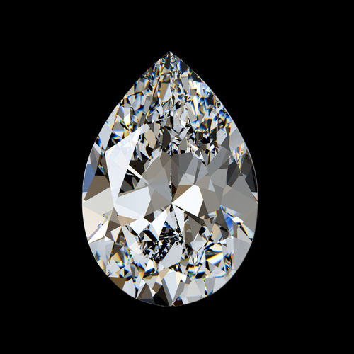 Pear Cut Natural Diamond Purity: Vvs