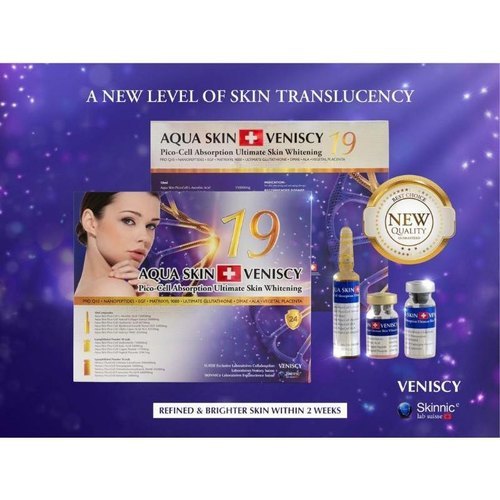 Aqua Skin Veniscy 19 Glutathione Injection - Dosage Form: Liquid