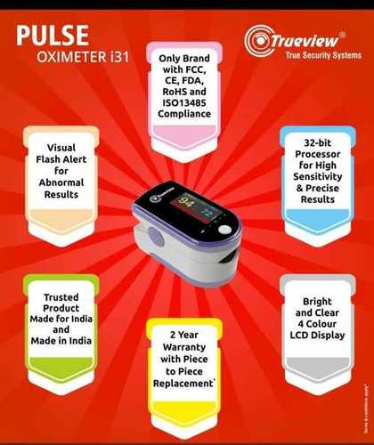 Digital Fingertip Pulse Oximeters Power Source: Battery