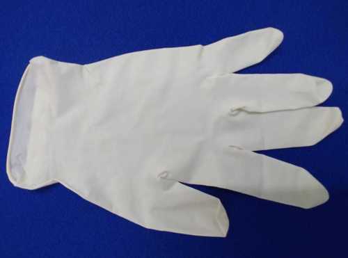 White Full Fingered Latex Examination Gloves