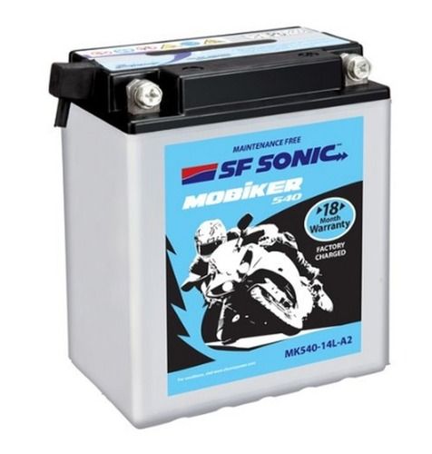 Mk540 14L A2 Sf Sonic Bike Battery Usage: Motorcycle