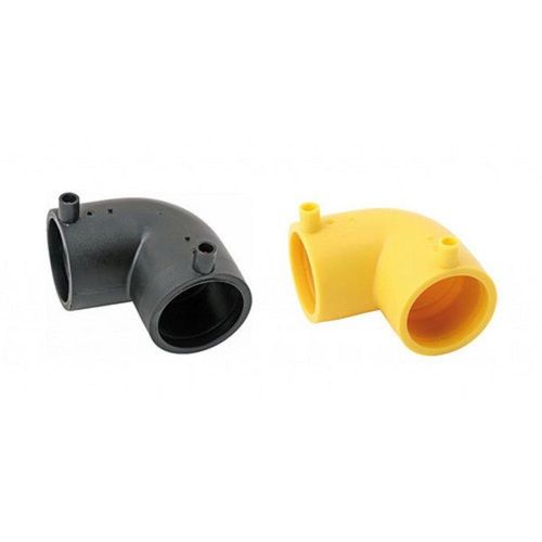 Black Electrofusion Hdpe Plastic Pipe 90 Degree Elbow