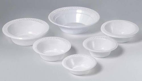 Plastic Disposable Round Bowls