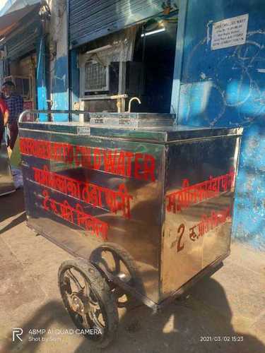 Stainless Steel Water Stroage Tank Trolley with Wheel Operated