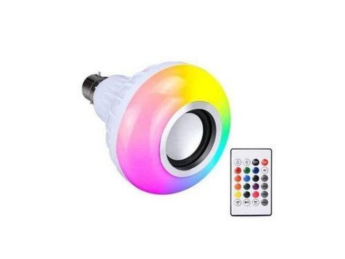 7W Multicolor Smart Bluetooth Speaker RGB LED Bulb with 1 Year of Warranty