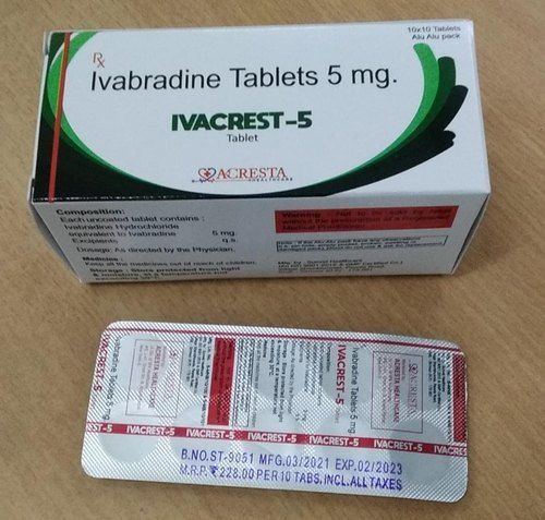 Ivacrest Ivabradine Tablet 5 Mg