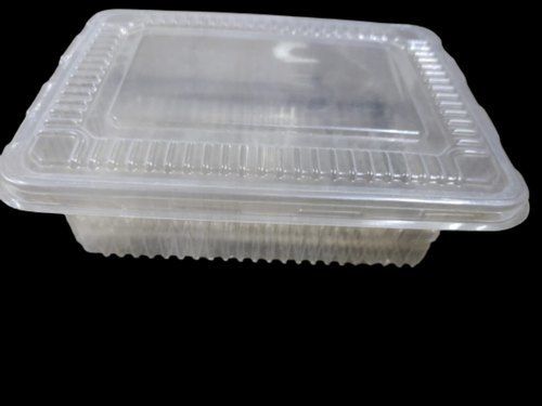 Transparent White Plastic Sweets Packaging Box