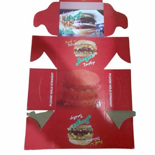 Printed Burger Packaging Box