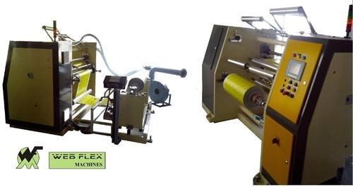 Automatic 3 Drive Slitting Rewinding Machine - 5 HP AC Motors, Max Unwind Diameter 1000 mm, Min Slitting Width 25 mm | Precision Slitting and Rewinding for Versatile Applications