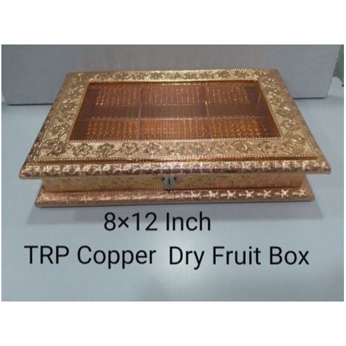 8x12 Inch TRP Copper Dry Fruit Box