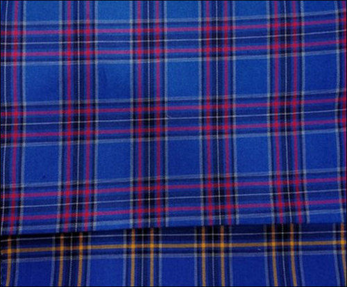 Blue And Red Exclusive Designs Kids Checks Shirting Fabrics