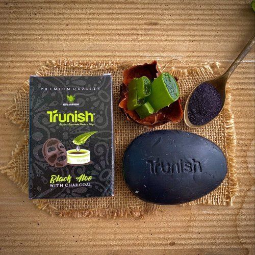 Herbal Black Aloe Soap (Charcoal Soap) 100gm