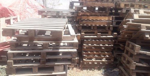 Old Unused Wooden Pallets