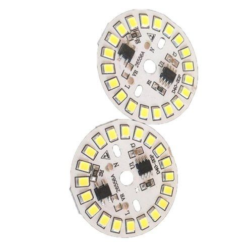 White Round 9W Led Bulb Dob Pcb Plate Board Thickness: 1 Millimeter (Mm)