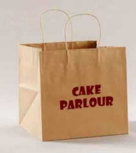 Brown Color Paper Cake Bags Size: Various Sizes Are Available