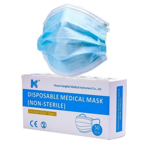 Blue Disposable Medical Mask (Non-Sterile)