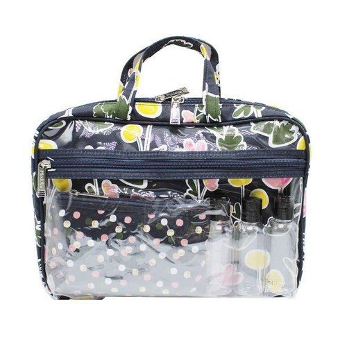 Flower Printed Travel Handbag