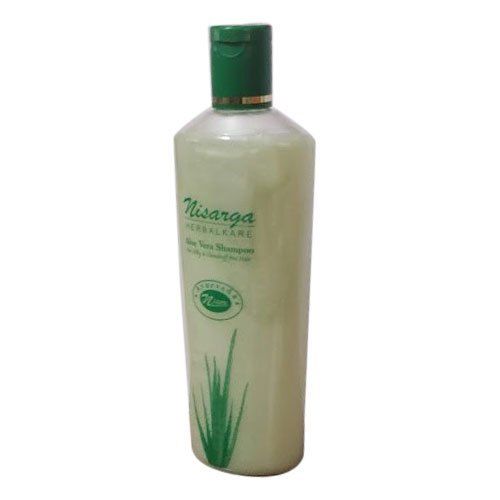 White Nisarga Shampoo In Plastic Bottle