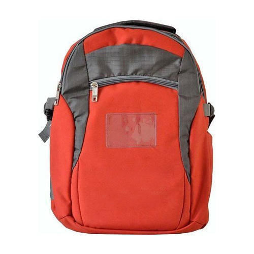 Mulicolor Zip Closure School Backpack