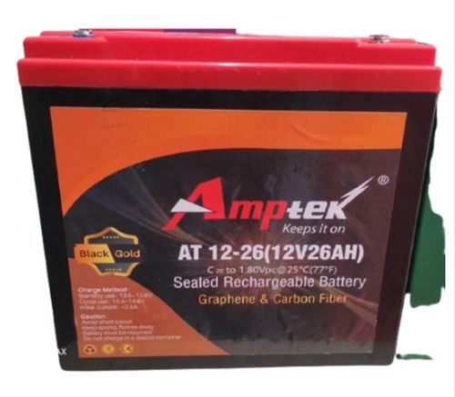 12V 26Ah Amptek Sealed Rechargeable Battery Voltage: 12 Volt (V)