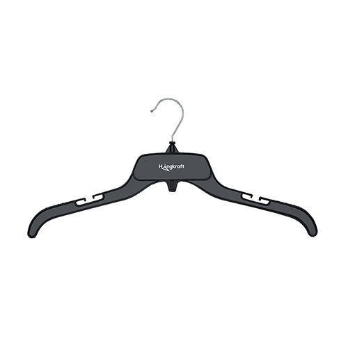 Any Colour 484 Thick Black Plastic Hangers