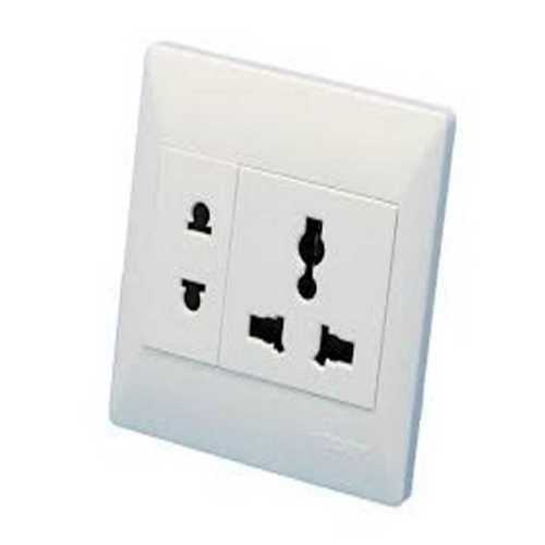 White Efficient Working Electrical Sockets